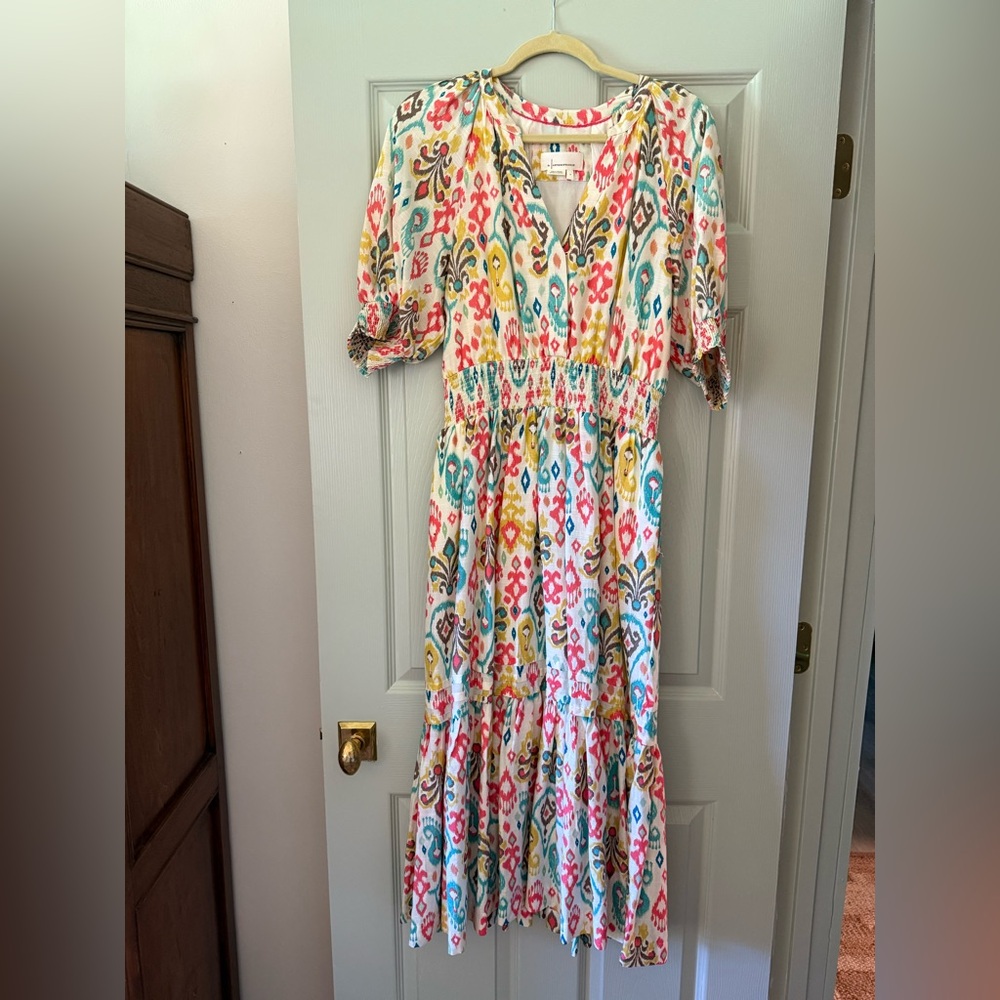 Colorful Patterned Dress - Picture 4 of 5